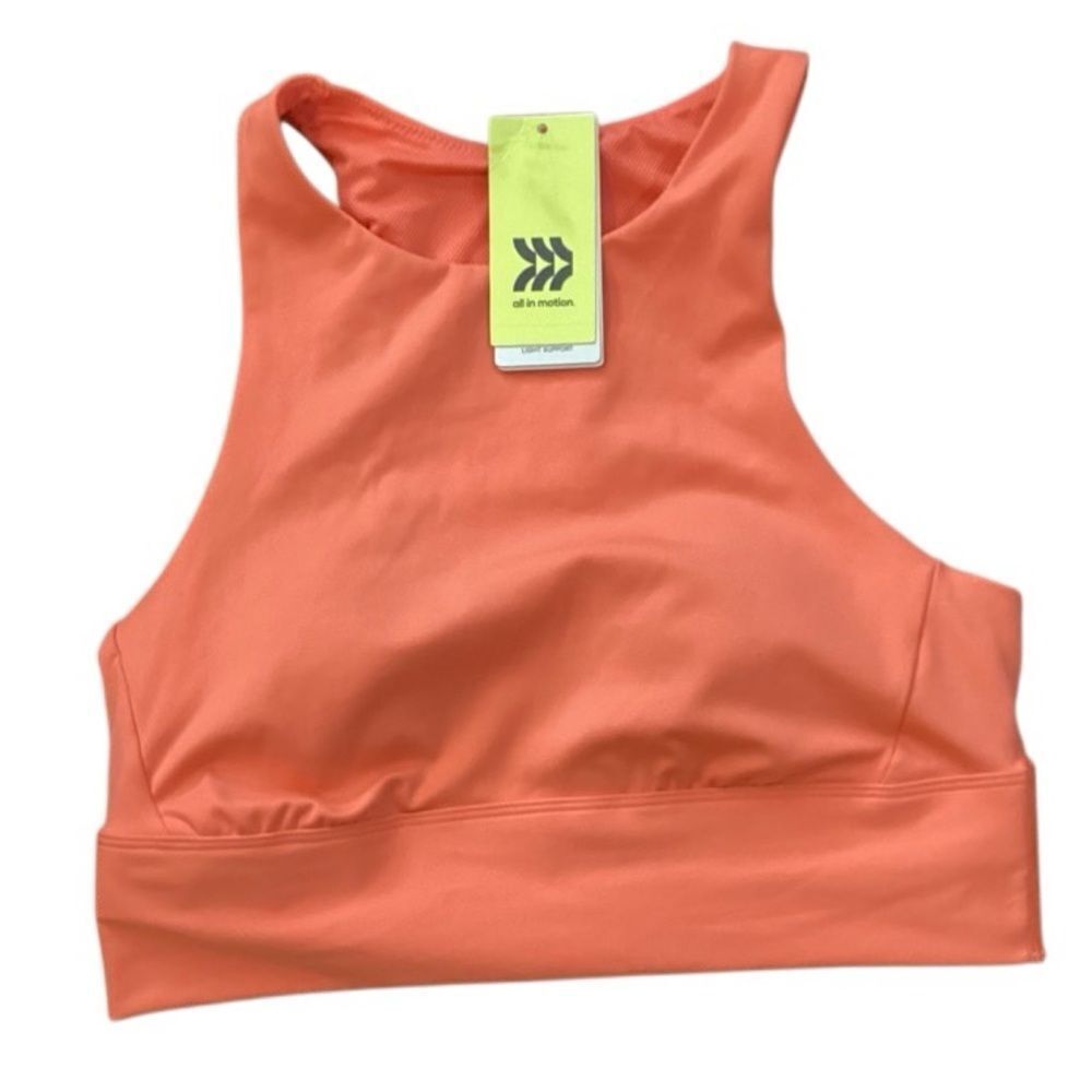 NWT Women's Light Support Brushed Sculpt High-Neck Sports Bra - All in Motion - Picture 10 of 11